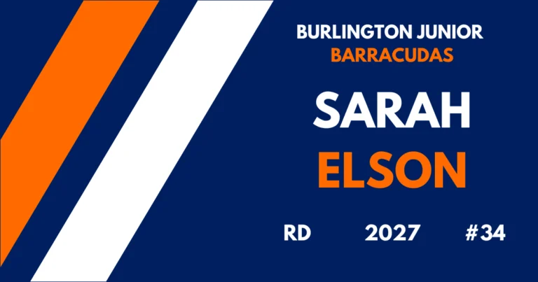 Sarah Elson hockey player profile feature image for The Hockey Observer.
