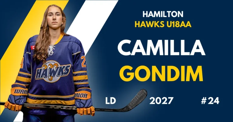Camilla Gondim hockey player profile feature image for The Hockey Observer.