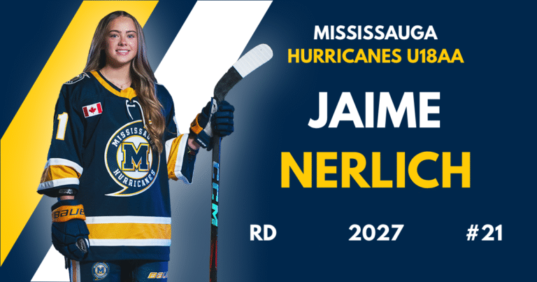Jaime Nerlich hockey player profile feature image for The Hockey Observer.