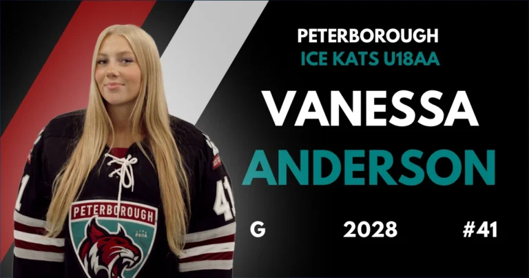 Vanessa Anderson hockey player profile feature image for The Hockey Observer.