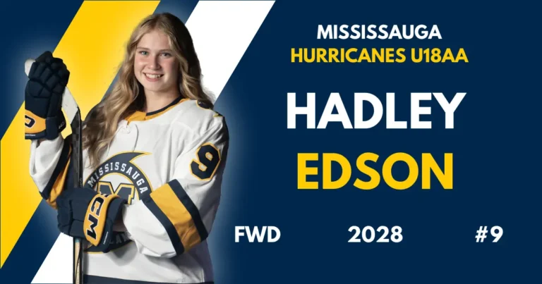 Hadley Edson player profile feature image for The Hockey Observer