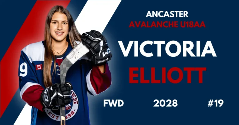 Victoria Elliott player profile feature image for The Hockey Observer