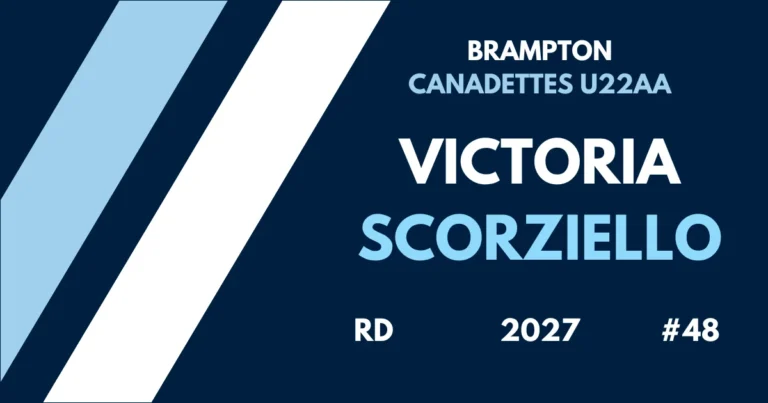 Victoria Scorziello hockey profile feature image for The Hockey Observer