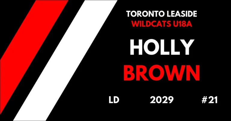 Holly Brown hockey profile feature image for The Hockey Observer