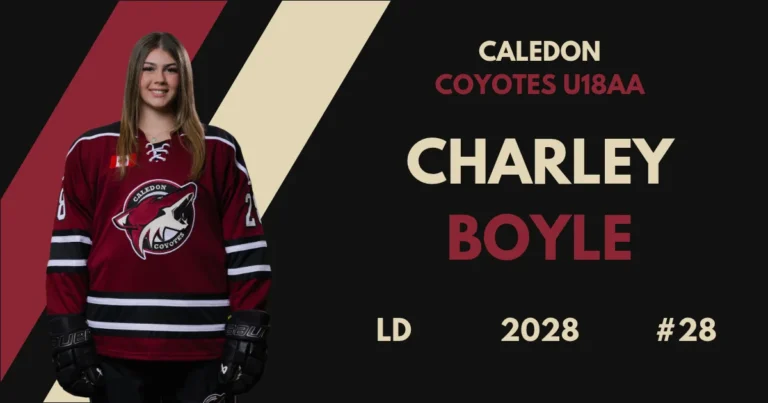 Charley Boyle hockey profile feature image for The Hockey Observer
